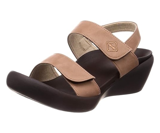 リゲッタ リゲッタ ローウェッジヒールサンダル グレーピンク S CJLW5522-GPK-S（22.0cm-22.5cm） 1足（ご注文単位1足）【直送品】