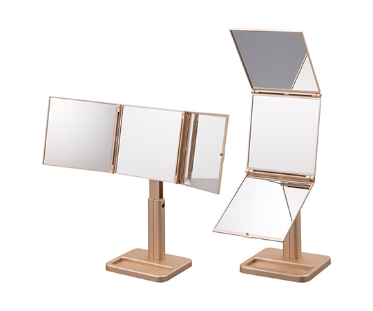 堀内鏡工業 パーフェクトスタイル3WAYナピュアミラー ゴールド NA-56G 1個（ご注文単位1個）【直送品】