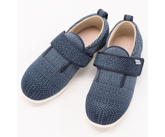 徳武産業 ダブルマジックⅢニット 5E 紺 LL 7047 1足（ご注文単位1足）【直送品】