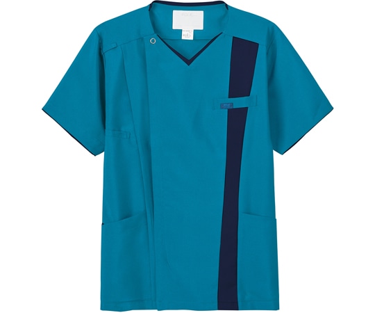 フォーク メンズジップスクラブR ターコイズ×ダークネイビー BL 7058SC-11 1枚（ご注文単位1枚）【直送品】