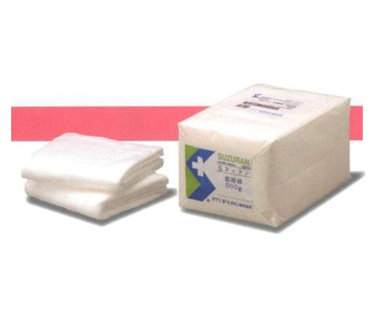 スズラン Sコットン脱脂綿 500g 紙袋 13201095 1包(ご注文単位1包)【直送品】