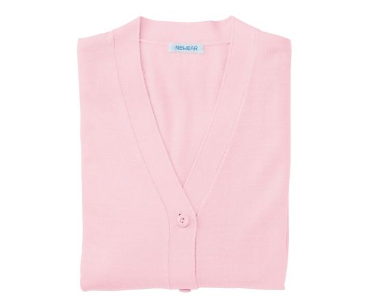 ヤギコーポレーション レディースカーディガン ピンク M NW1045-13 M 1枚（ご注文単位1枚）【直送品】