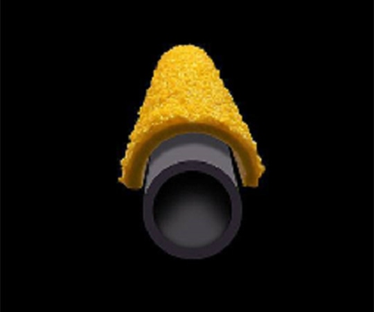 セーフラン安全用品 SAFEGUARD はしご用滑り止めカバー ラウンド型 12096 1枚（ご注文単位1枚）【直送品】