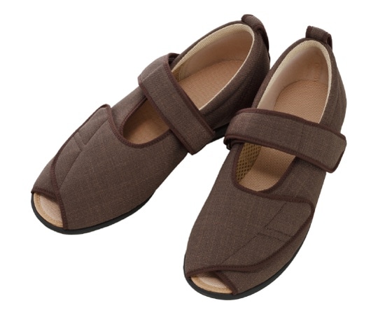 徳武産業 オープンマジックⅢ 3E 片足 右のみ 茶 3L 1035 1個(ご注文単位1個)【直送品】