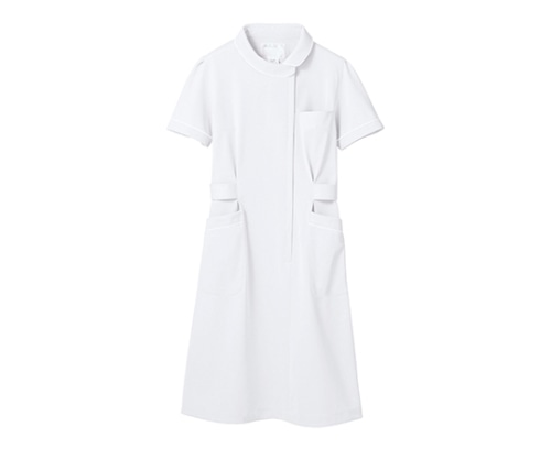 住商モンブラン ナースワンピース 半袖 白 73-1472 LL 1枚（ご注文単位1枚）【直送品】