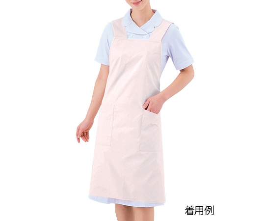 住商モンブラン エプロン （男女兼用/ポケット内ペン差し付き） ピンク/M 75-513 1枚（ご注文単位1枚）【直送品】