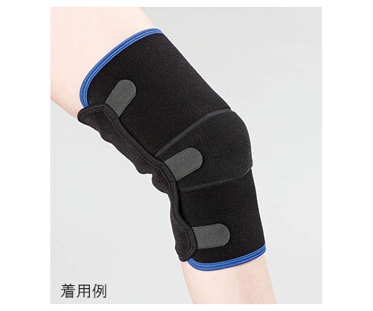 ハヤシ・ニット ひざ固定用ベルト コイルボーン付 1枚入 L ブラック 3520 1枚（ご注文単位1枚）【直送品】