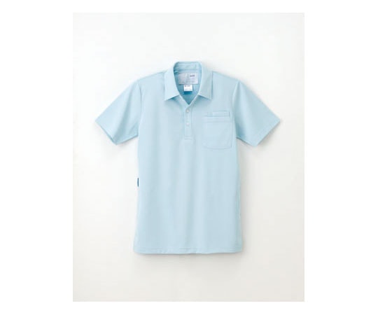 ナガイレーベン ニットシャツ アクア SS CX2437 1枚（ご注文単位1枚）【直送品】