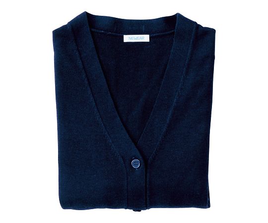 ヤギコーポレーション レディースカーディガン ネイビー L NW1045-10 L 1枚(ご注文単位1枚)【直送品】