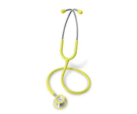 三恵 耳の痛みを軽減したカラダのサインを聴く聴診器 ネオンイエロー  1本（ご注文単位1本）【直送品】