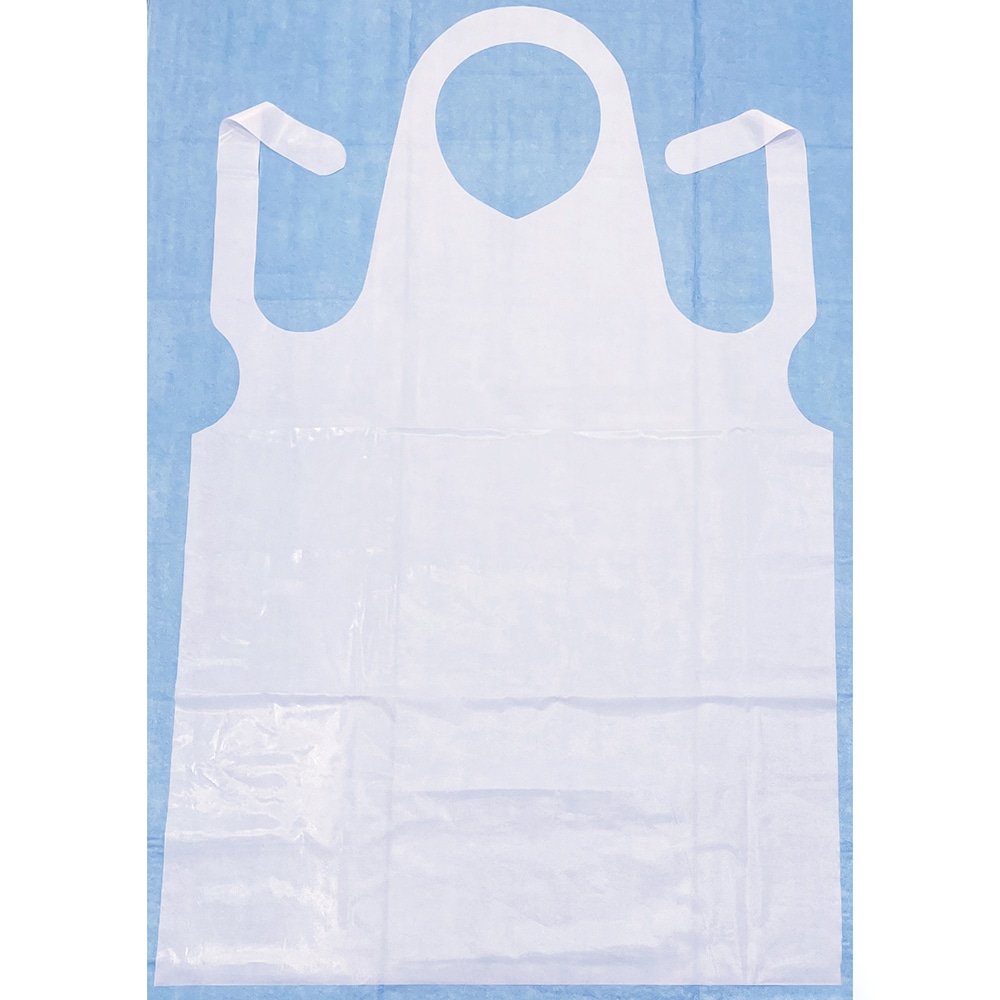 アイテックス PEエプロン ディスポ 打ち抜きタイプ S 1ケース（800枚入） AUPE-S-TB 1ケース（ご注文単位1ケース）【直送品】