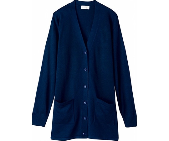 WHISEL(自重堂) カーディガン ネービー L WH90219 1枚(ご注文単位1枚)【直送品】