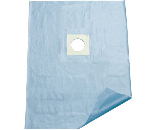 竹虎 フェルラックドレープ608HT EOG滅菌済 8cm円穴テープ付10包入 076907 1箱（ご注文単位1箱）【直送品】