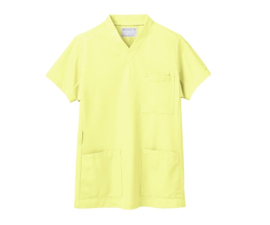 住商モンブラン スクラブ 兼用 半袖 シトラスイエロー 4L 72-623 1枚（ご注文単位1枚）【直送品】