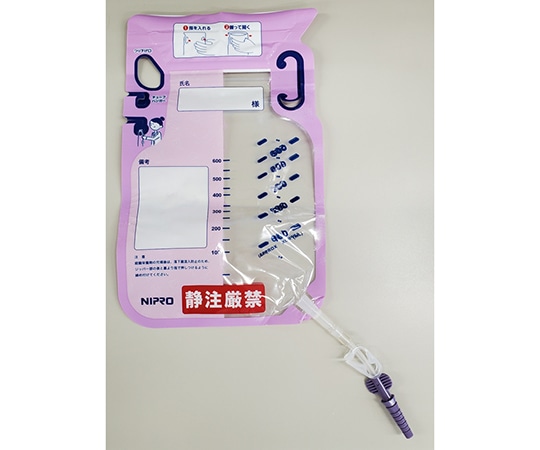 ニプロ 経腸栄養バッグ ジッパータイプ EOG滅菌済 500mL 25枚入 60-102 1箱（ご注文単位1箱）【直送品】