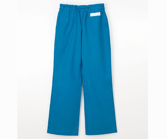 ナガイレーベン 男女兼用パンツ ターコイズ LL SL5093 1枚（ご注文単位1枚）【直送品】