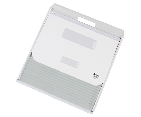 ケルン カーデックス（アルミタイプ・PP製ポケット） ポケット10枚付 ホワイト KD-501-W 1個（ご注文単位1個）【直送品】