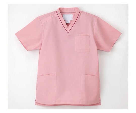 ナガイレーベン 男女兼用上衣 ピンク L SL5092 1枚（ご注文単位1枚）【直送品】