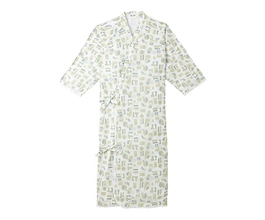 エンゼル（介護用品） ケアねまき モスグリーン LL 5074 1枚（ご注文単位1枚）【直送品】