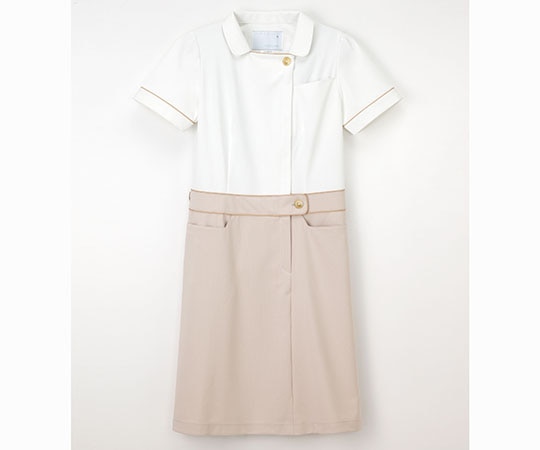 Beads Berry（ナガイレーベン） ワンピース オフホワイト S LH6277 1枚（ご注文単位1枚）【直送品】