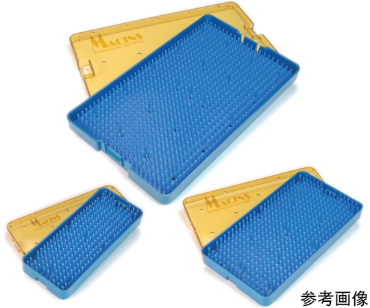 日本フリッツメディコ 耐熱プラマイクロケース 381×254×19mm MT900-08 1個(ご注文単位1個)【直送品】