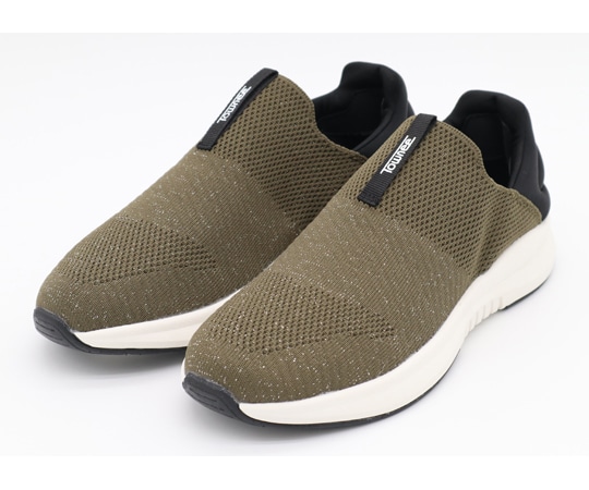 アスティコ リハビリシューズ タウニークラブ2WAY カーキ M（23.5~24.0cm）  1足（ご注文単位1足）【直送品】