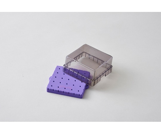 プレミアムプラスジャパン シリコンバースタンド25孔 パープル FC-0493PU 1個（ご注文単位1個）【直送品】