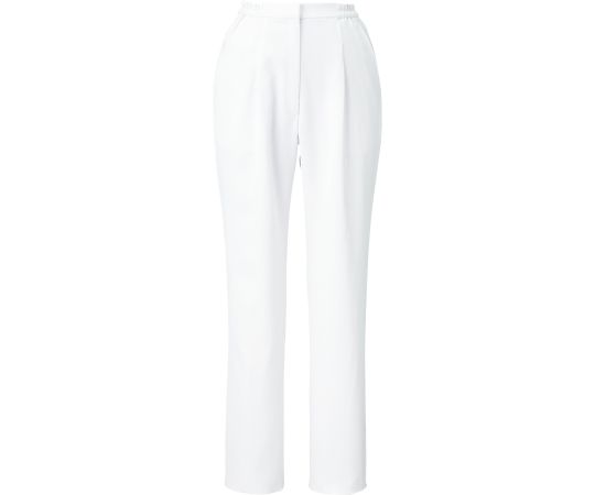 KAZEN レディススラックス 白 4L 192-20 4L 1枚（ご注文単位1枚）【直送品】