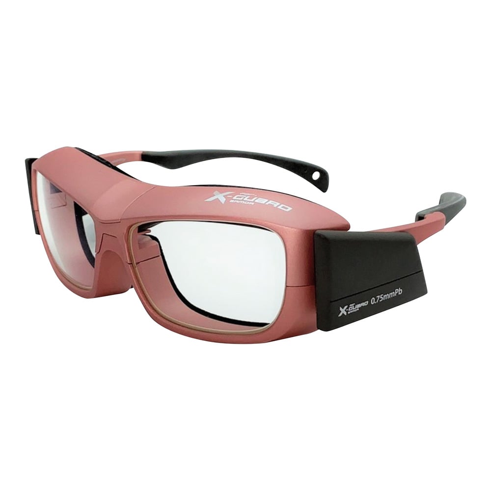 昭和光学 放射線防護グラス Xガード アーマー シャンパンピンク XGACP 1個（ご注文単位1個）【直送品】