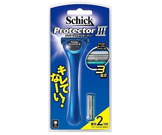 シック・ジャパン プロテクタースリーホルダー 替刃2個付  1セット（ご注文単位1セット）【直送品】