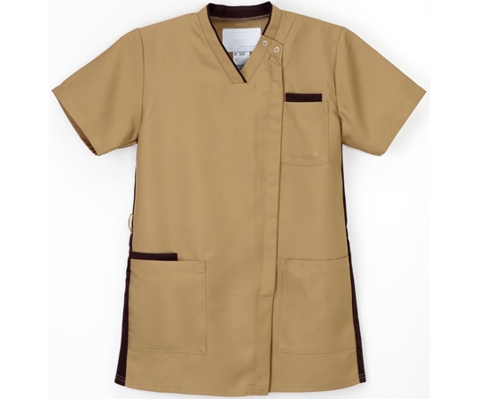 ナガイレーベン 男女兼用スクラブ ベージュ M RT-5402 1枚(ご注文単位1枚)【直送品】