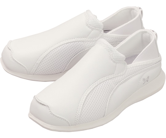 マリアンヌ製靴 フェアリッシュ!ホワイト 23.0cm スリッポンタイプ 3730E 1足（ご注文単位1足）【直送品】