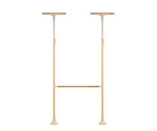 DIPPERホクメイ ベスポジBPZ Tベース ロング H型 木手すり 固定1200 セット BPZ-H2000-72 1個（ご注文単位1個）【直送品】