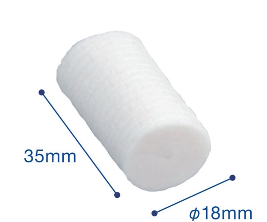 オオサキメディカル 滅菌止血用圧迫綿 丸形 M-1 1箱（1個×50袋） 00033936 1箱（ご注文単位1箱）【直送品】