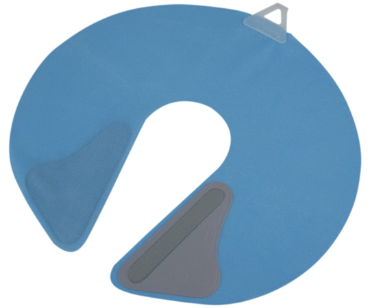 竹家 ネックシャッター ブルー 1枚(ご注文単位1枚)【直送品】