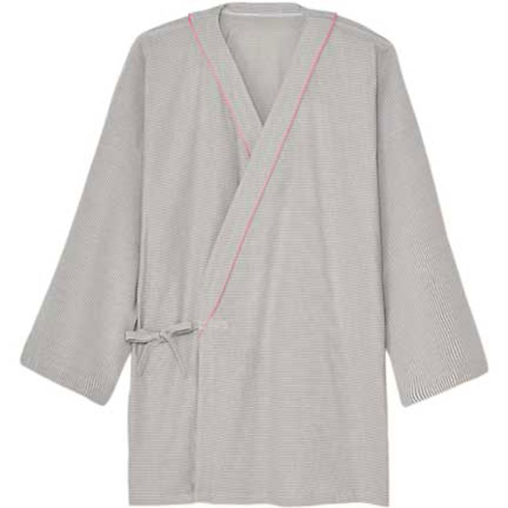 KIRAKU（トンボ） ニット患者衣 甚平 ベージュ LL 1ケース（10枚入） CV012-28 LL 1ケース（ご注文単位1ケース）【直送品】