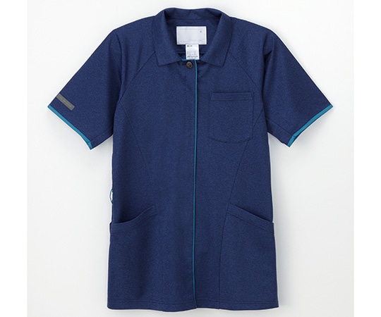 ナガイレーベン ニットシャツ ネイビー SS JM-3147 1枚（ご注文単位1枚）【直送品】