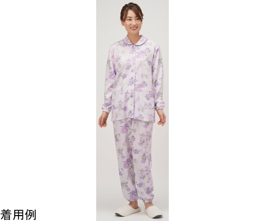 セルヴァン ふんわりキルト暖かパジャマ パープル系 L 044381803 1枚（ご注文単位1枚）【直送品】