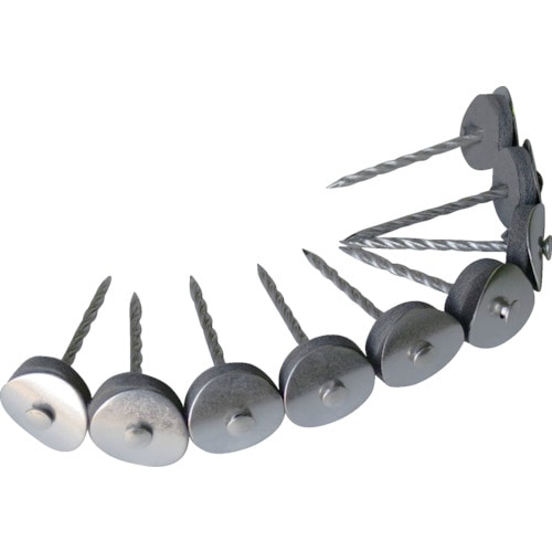 トラスコ中山 ダイドーハント ステンレス連結傘釘 14×38 素地 9本×50連入(ご注文単位1箱)【直送品】