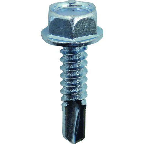 トラスコ中山 ダイドーハント YAIBA JISドリルねじ 六角頭 三価ユニクロ 4.8x25(ご注文単位1箱)【直送品】