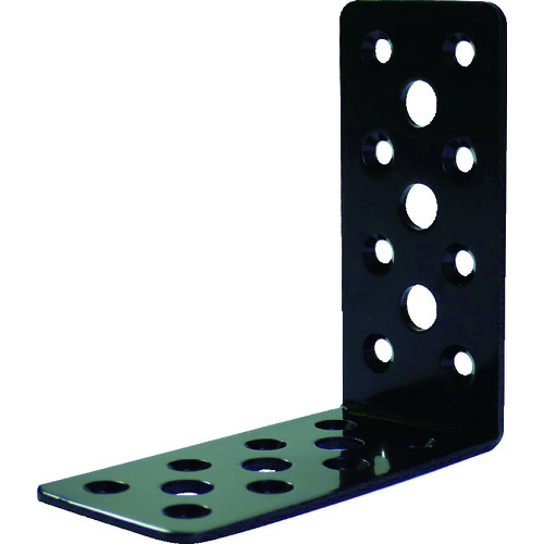 トラスコ中山 ダイドーハント マルチ金物 L型 ブラック 2.3×40×85×85(ご注文単位1個)【直送品】