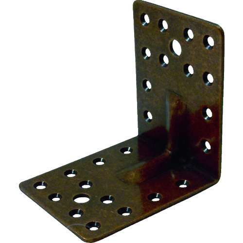 トラスコ中山 ダイドーハント マルチ金物 L型リブ付 ブロンズ 2.3×70×90×90(ご注文単位1個)【直送品】