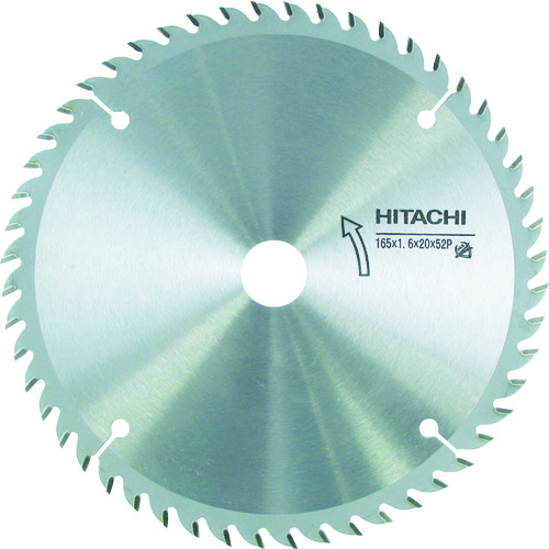 トラスコ中山 HiKOKI チップソー(木材用) 165mmX20 52枚刃(ご注文単位1枚)【直送品】