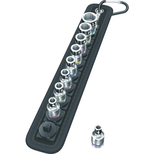 トラスコ中山 Wera BELT 1 8790 HMA HF ベルトソケットセット 1/4(ご注文単位1セット)【直送品】