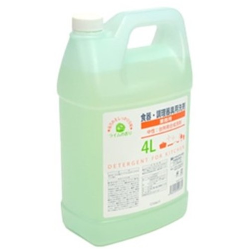 トラスコ中山 オザックス GO食器・調理器具用洗剤4LR(ご注文単位1本)【直送品】