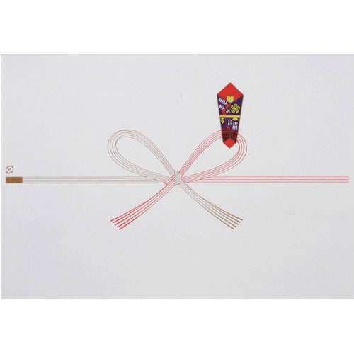 トラスコ中山 シモジマ のし紙 祝 B5 100枚入り（ご注文単位1袋）【直送品】