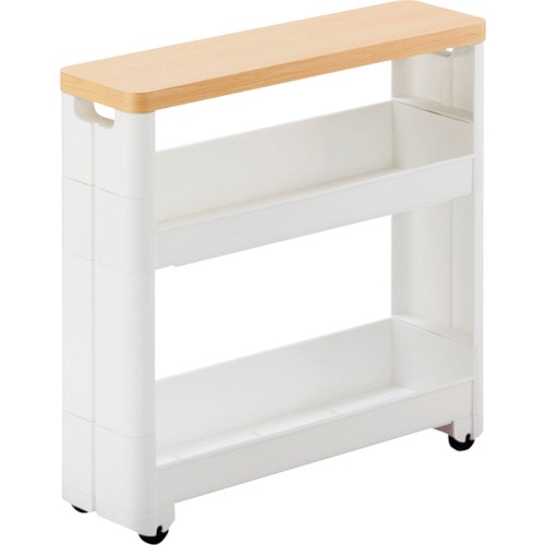 トラスコ中山 ライフナビ スマートワゴン サニタリ-3段 W F2549(ご注文単位1台)【直送品】