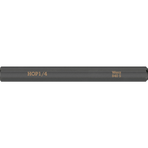 トラスコ中山 Wera 貫通専用差替ビット インチサイズ 対辺1/4(ご注文単位1本)【直送品】