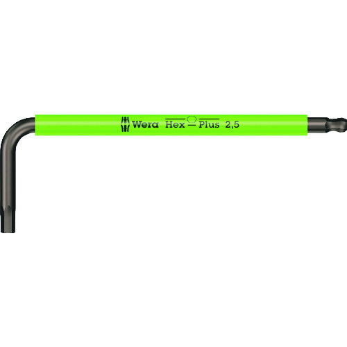 トラスコ中山 Wera 950 SPKS Hex-Plus ヘックスプラス六角レンチ 2.5(ご注文単位1本)【直送品】