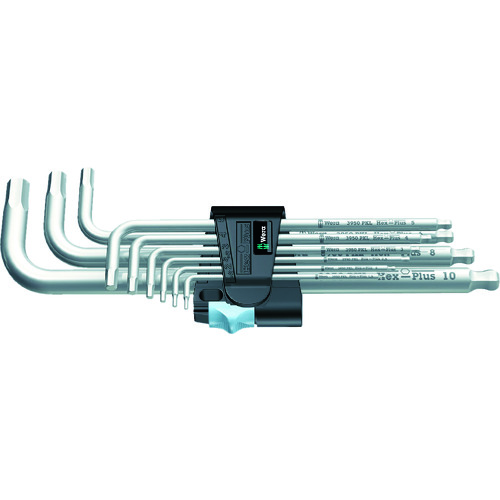 トラスコ中山 Wera ステンレスヘックスキーセット(ご注文単位1セット)【直送品】